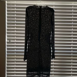 Bedazzled Black/Silver Dress